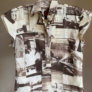 Dolce and Gabbana Graphic Cotton top